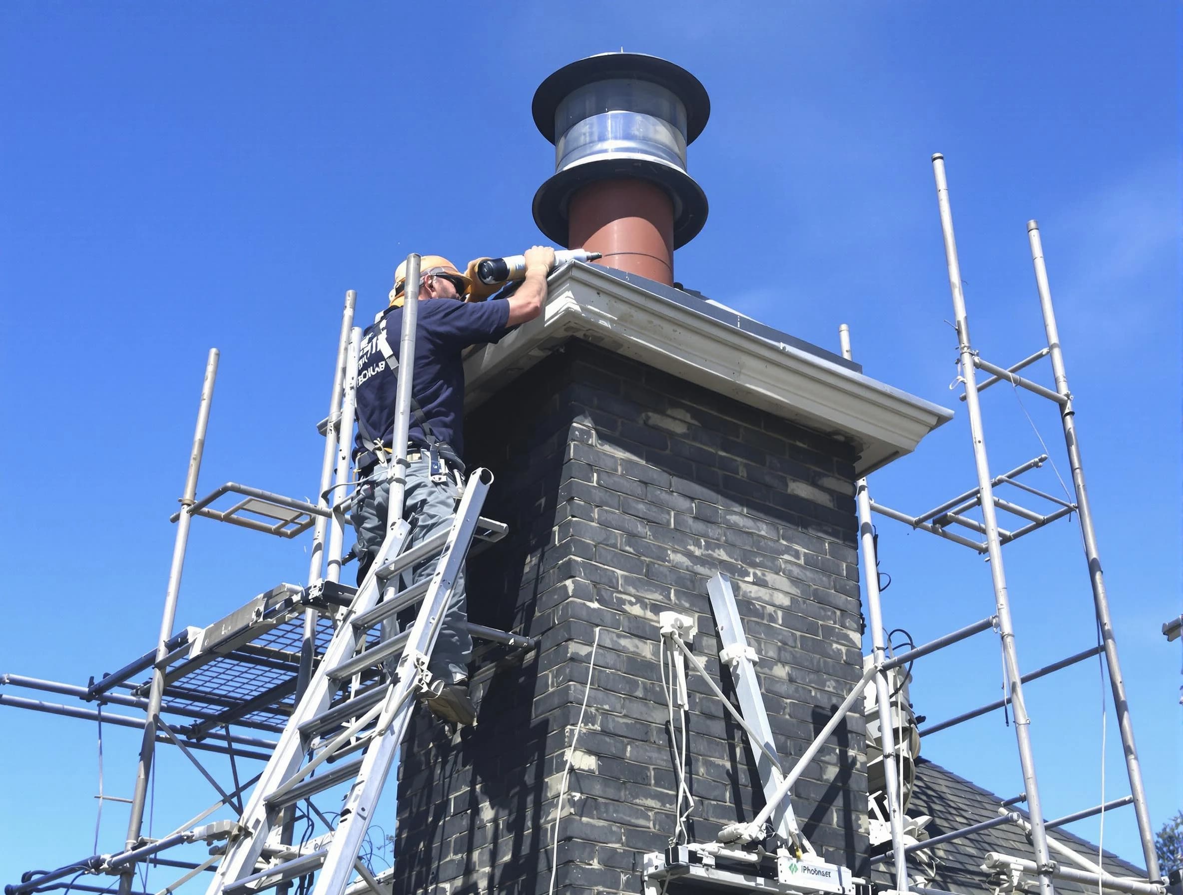 Sturdy chimney crown finished by Chelsea Chimney Sweep in Chelsea, MA