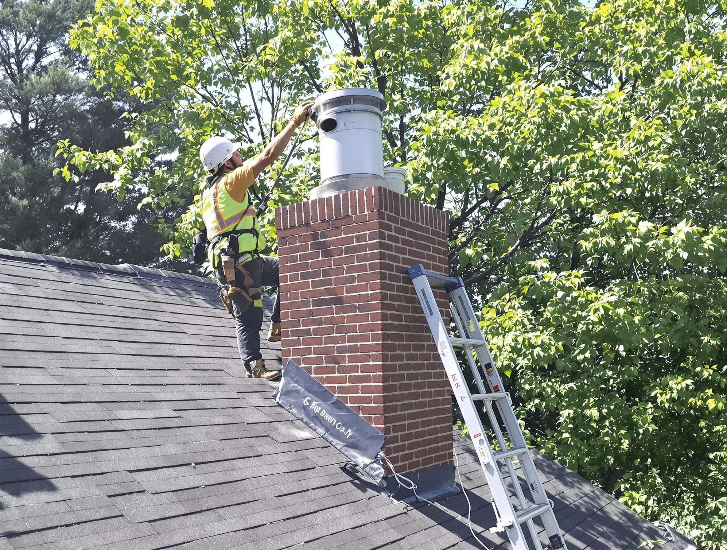 Chimney liner inspection by Chelsea Chimney Sweep in Chelsea, MA