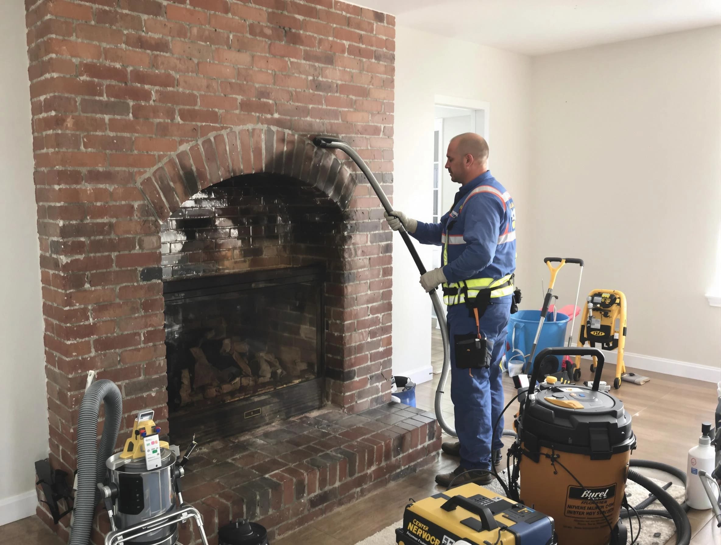 Chelsea Chimney Sweep expert performing detailed chimney sweep in Chelsea, MA