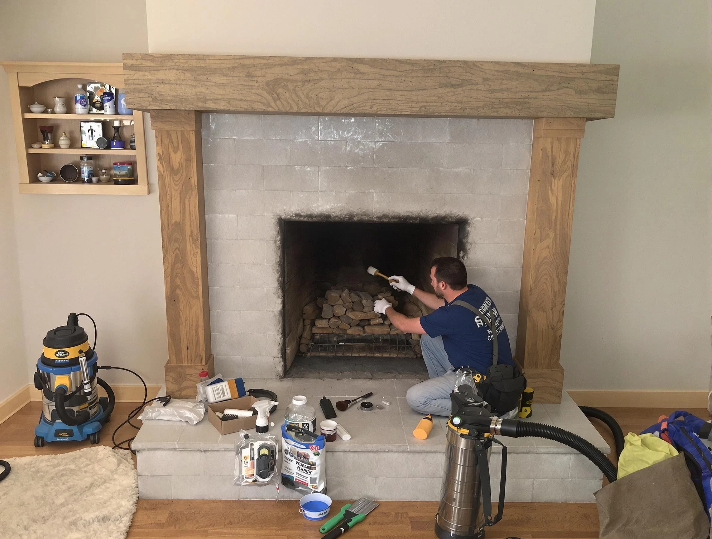 Detailed creosote removal process by Chelsea Chimney Sweep in Chelsea, MA