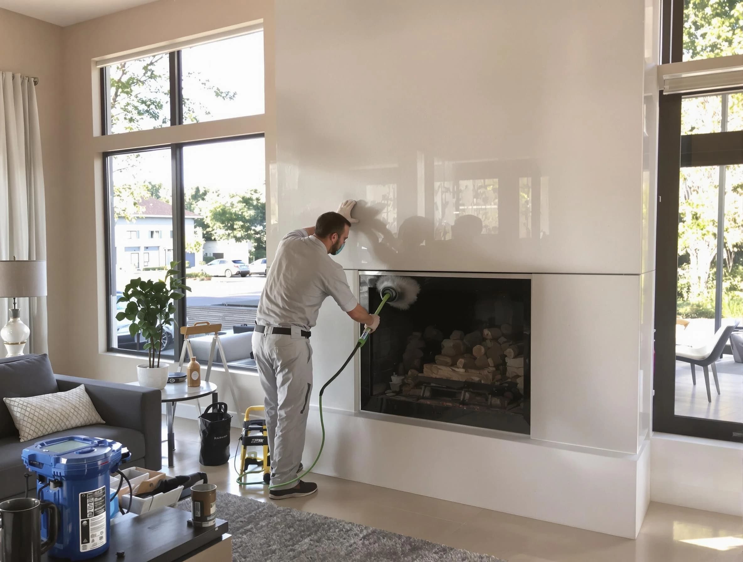 Chelsea Chimney Sweep performing thorough soot removal in Chelsea, MA