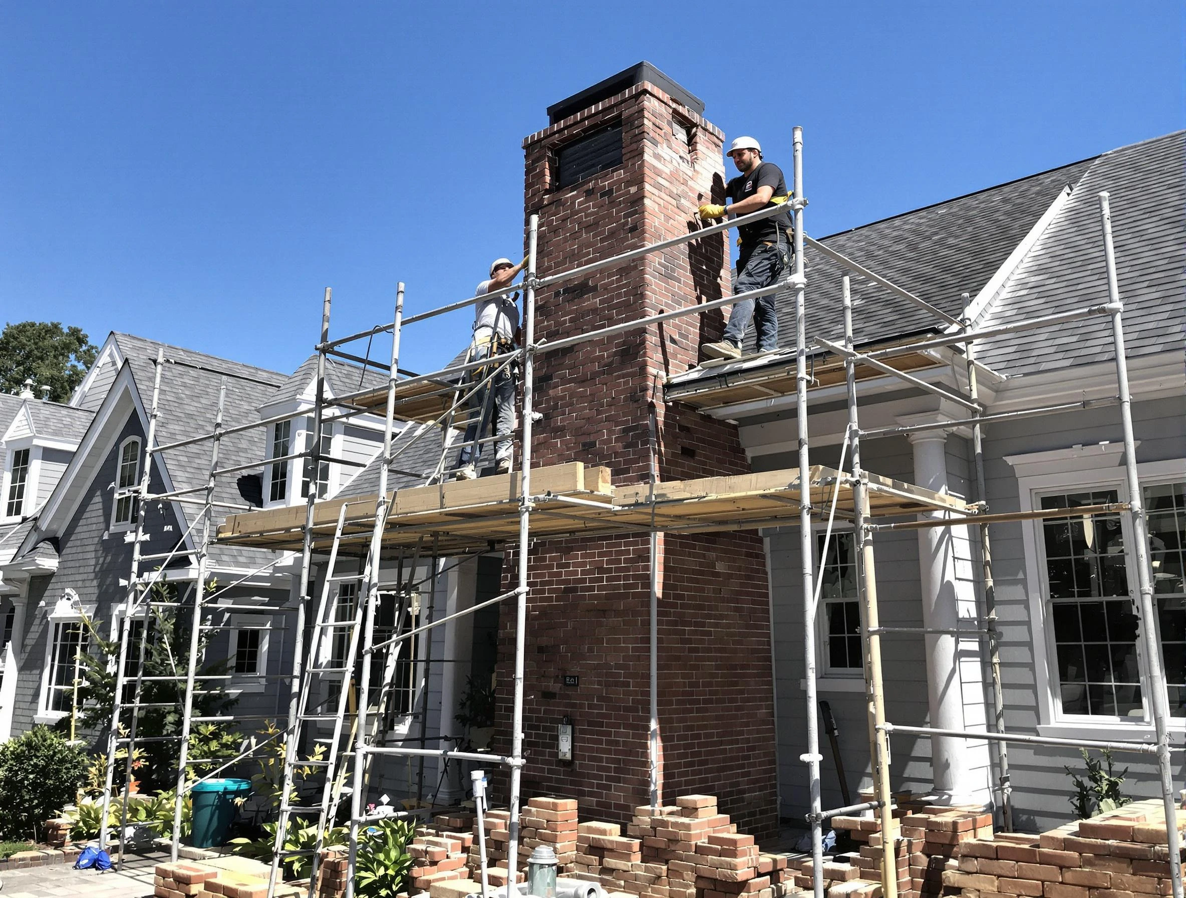 Chimney Rebuilding in Chelsea