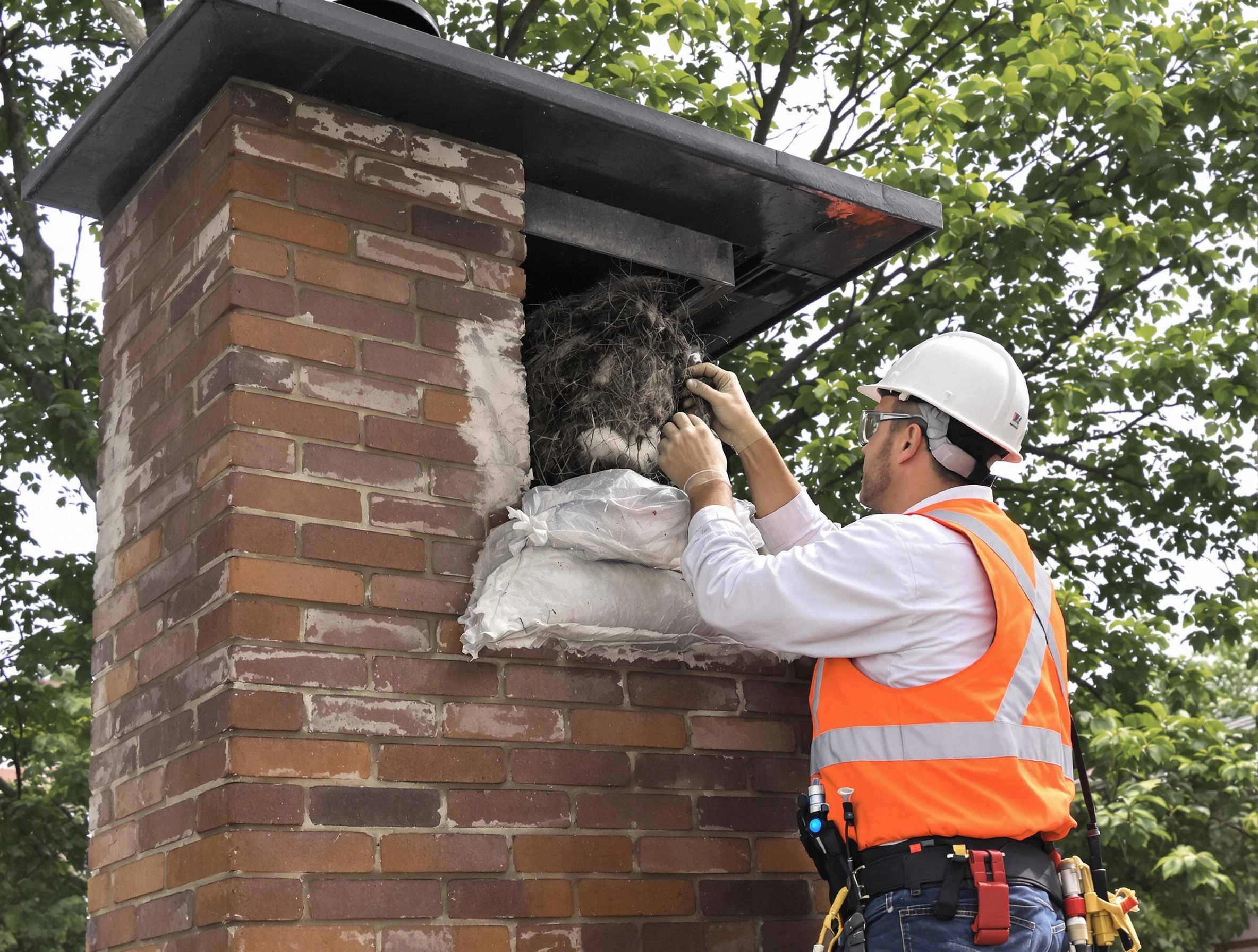 Humane removal of debris and animals by Chelsea Chimney Sweep in Chelsea, MA