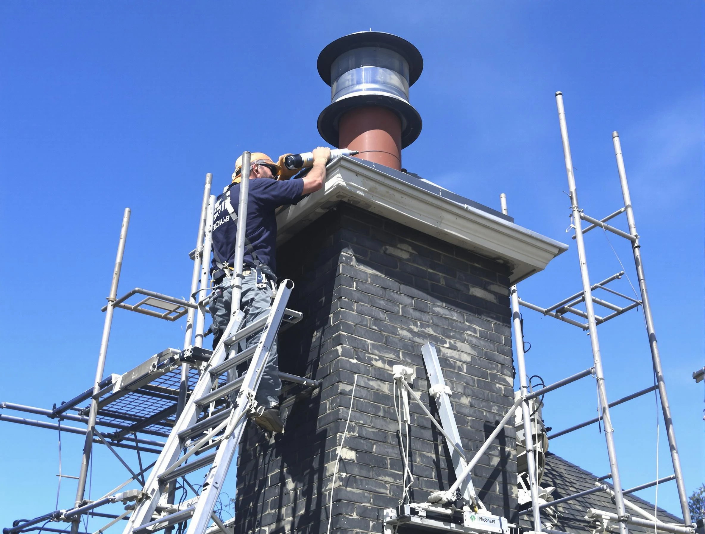 Sturdy chimney crown finished by Chelsea Chimney Sweep in Chelsea, MA