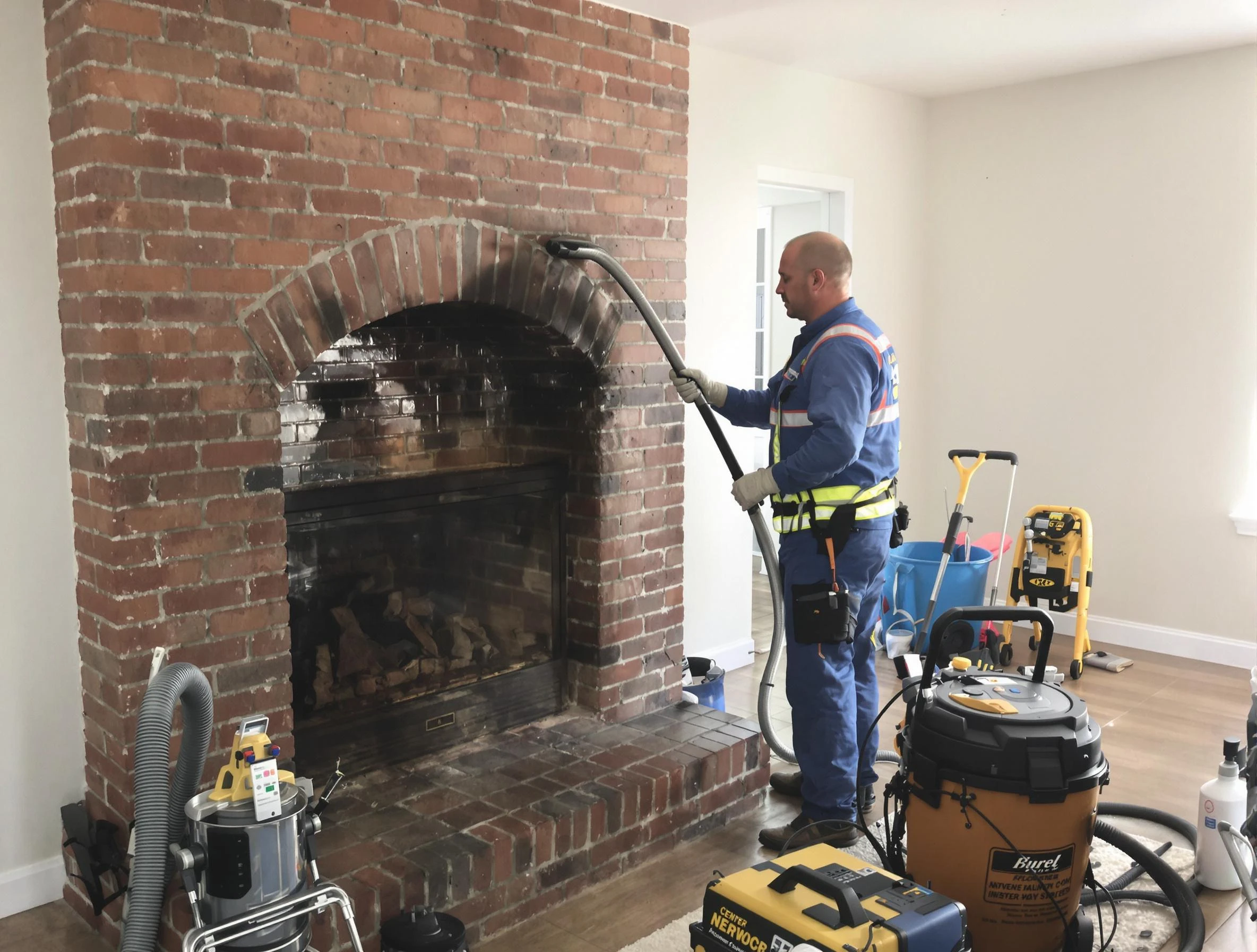 Chelsea Chimney Sweep expert performing detailed chimney sweep in Chelsea, MA