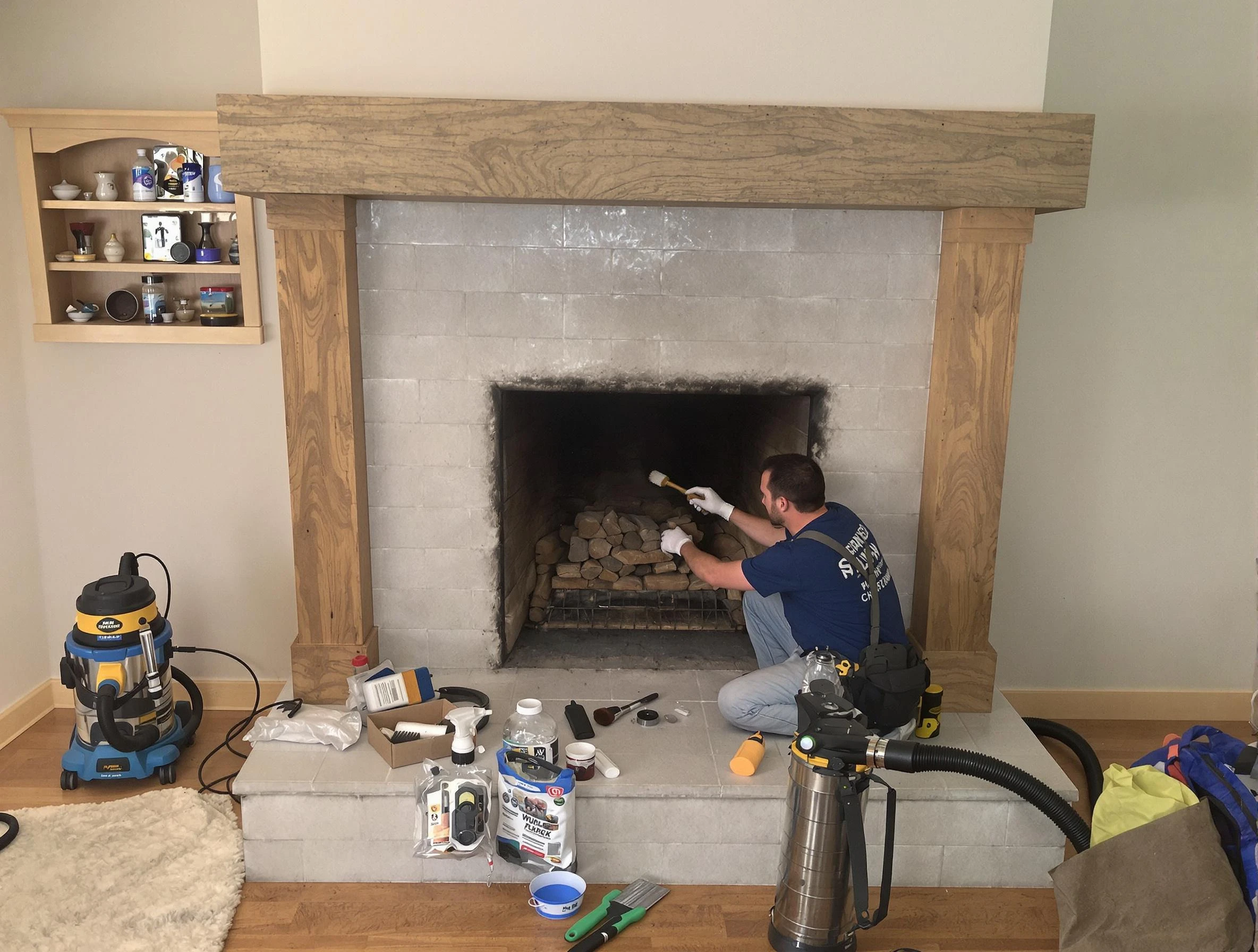 Detailed creosote removal process by Chelsea Chimney Sweep in Chelsea, MA